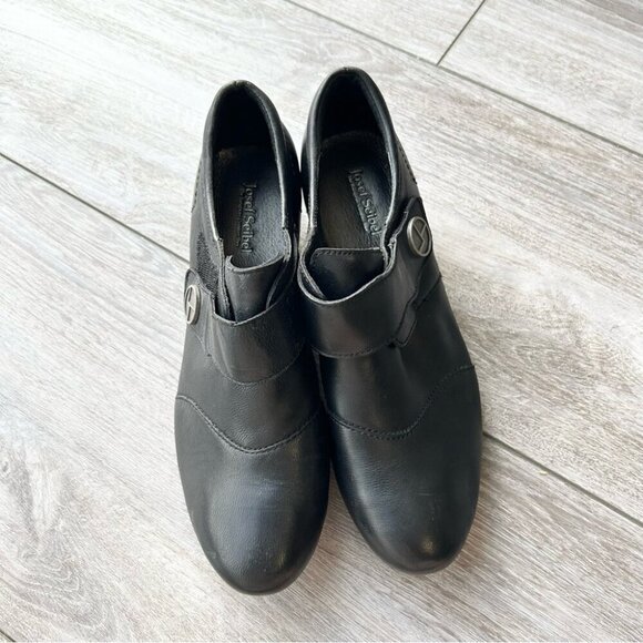 Josef Seibel Leather Ankle Boots in Black - Picture 2 of 13